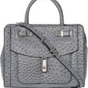 Guess Kingsley Girlfriend Satchel Medium Gray